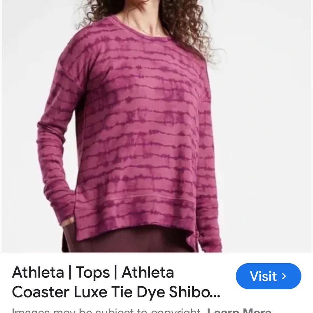 ATHLETA COASTER LUXE PULLOVER
